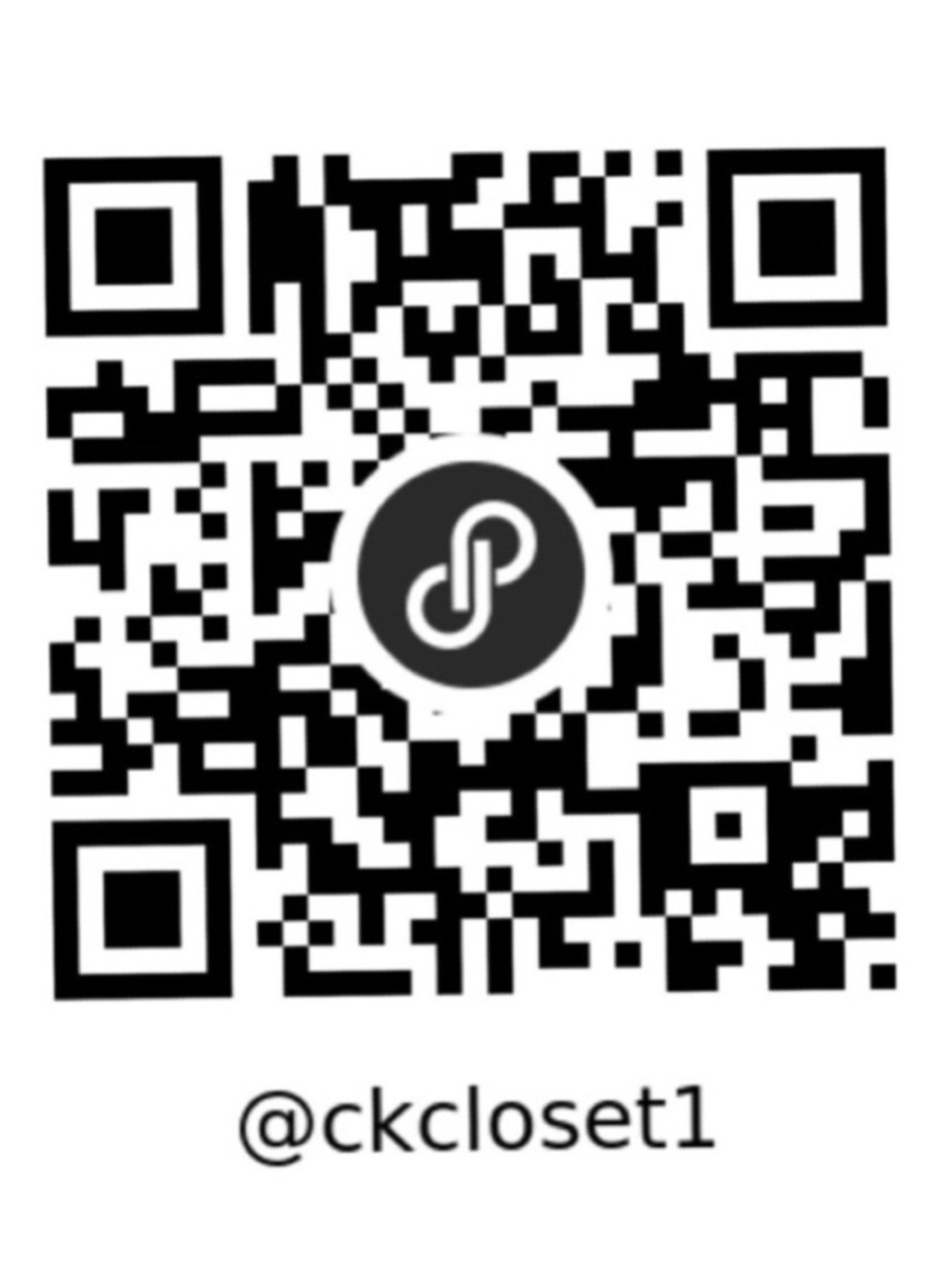 Bookmark My Closet QR Code!